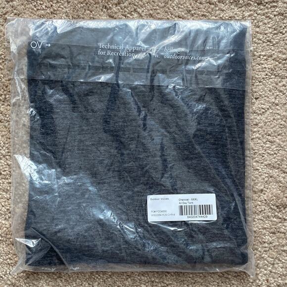 Outdoor Voices All Day Tank Charcoal Size 3X - Picture 4 of 4
